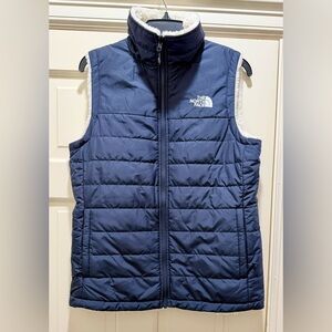 The North Face Dark Blue Quilted Vest